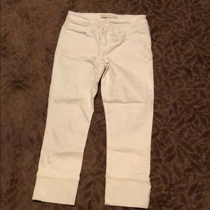 Joe’s Cropped White Jeans